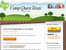 Tablet Screenshot of campquesttexas.org